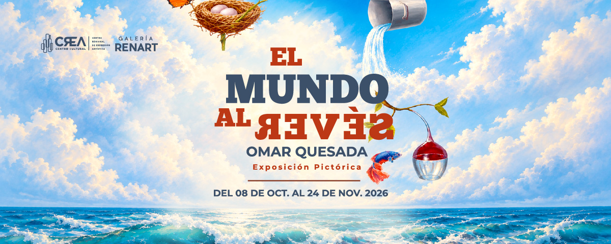 Exposición El mundo al revés de Omar Quesada